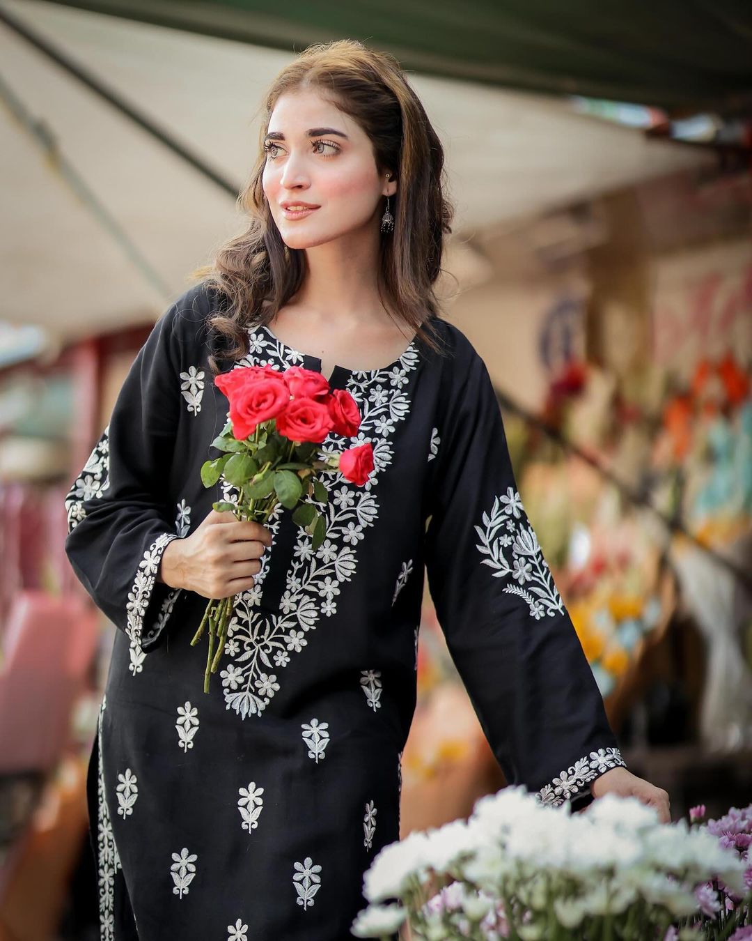 Embroidered Long kurti