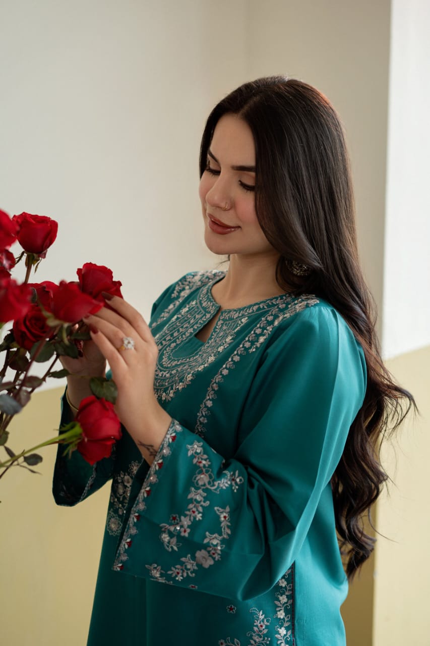 ZIRWA EMB 2PC FARSHI SET