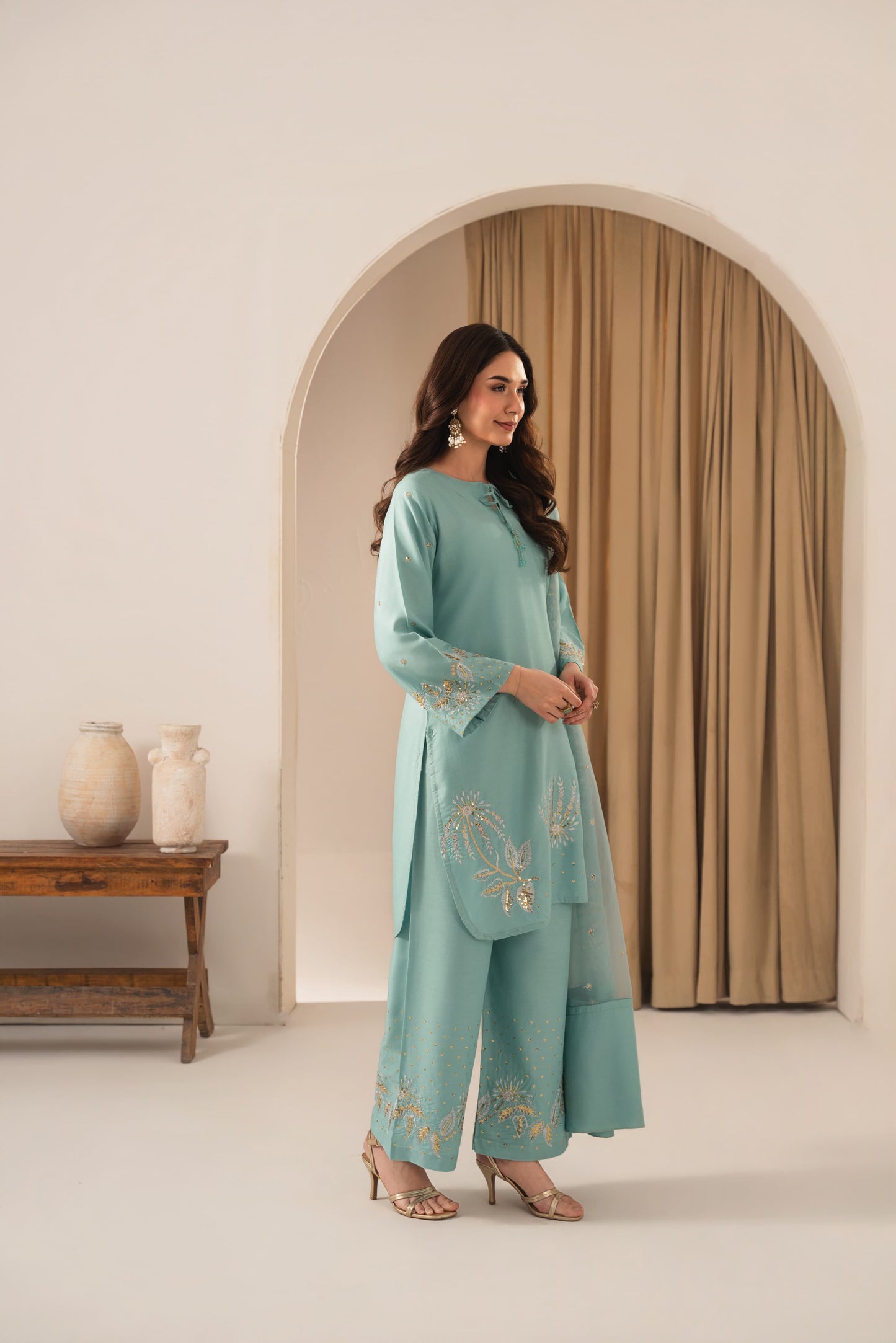 ZARNAAB EMBROIDERED 3PC