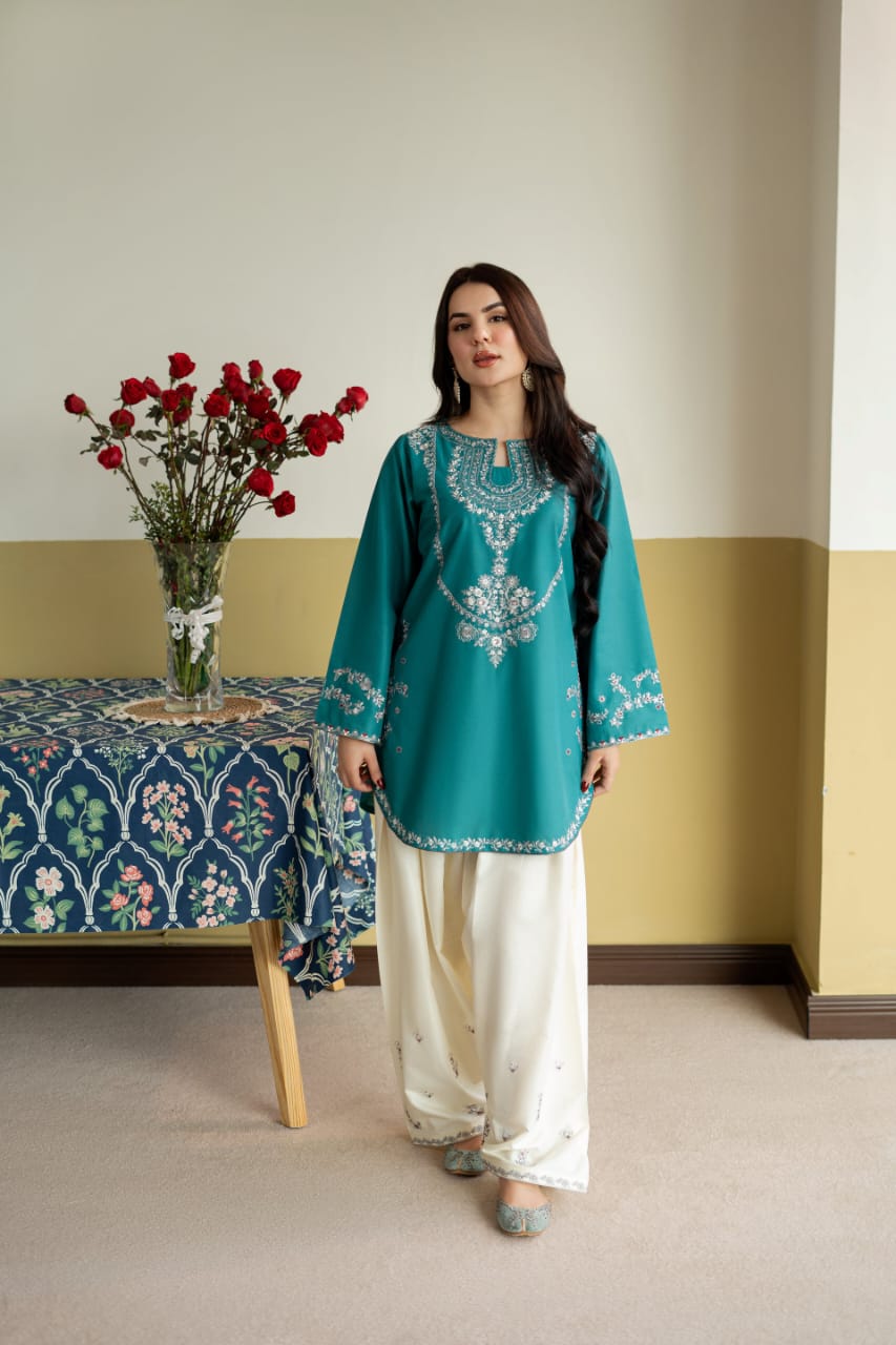 ZIRWA EMB 2PC FARSHI SET