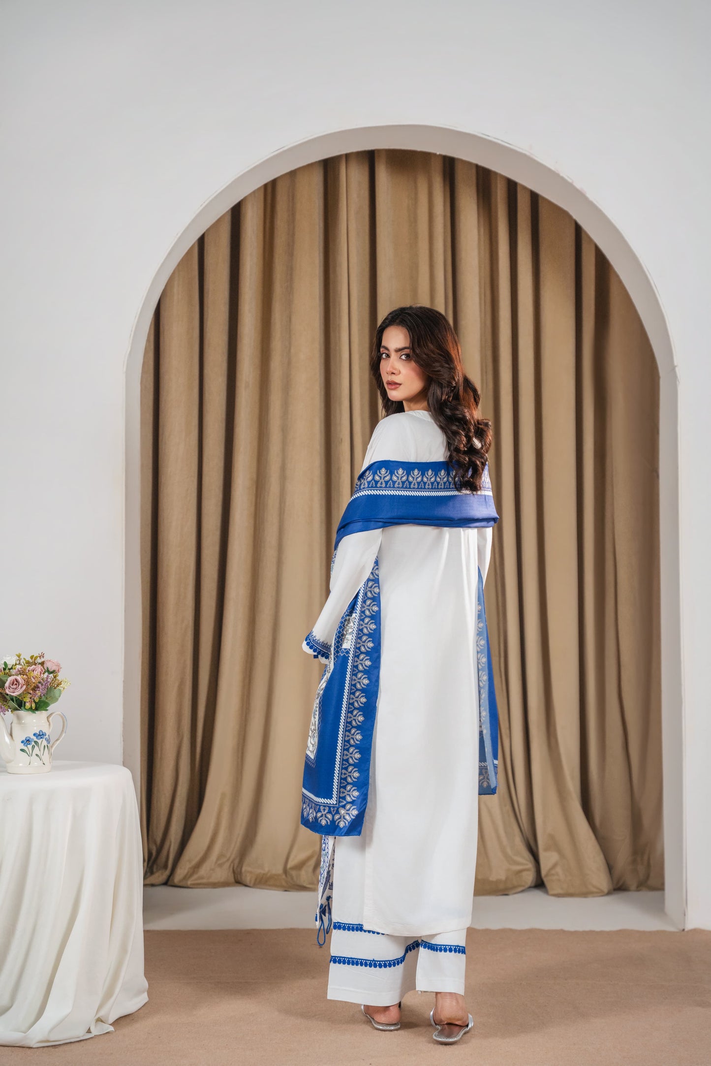 FANA EMBROIDERED SHAWL 3PC