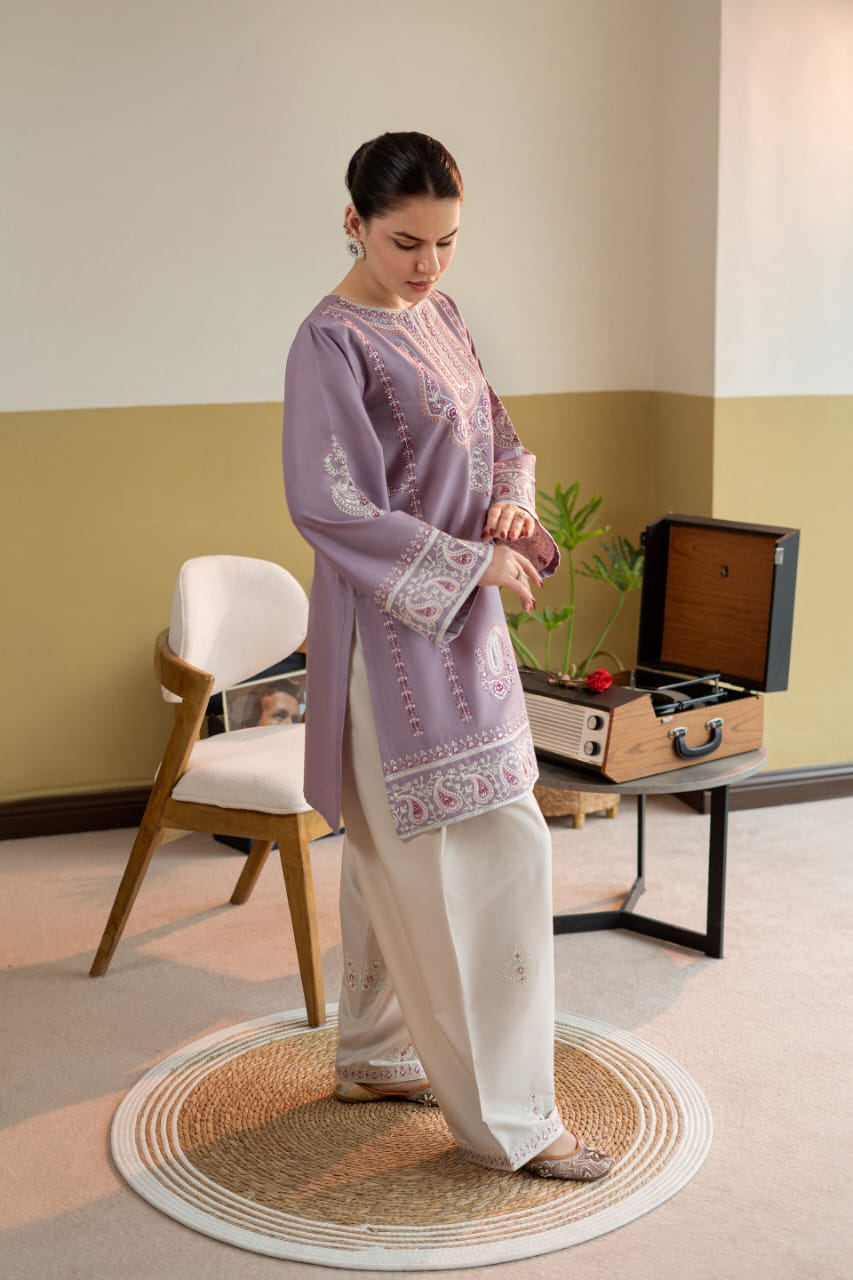 ZAHRA EMB 2PC FARSHI SET