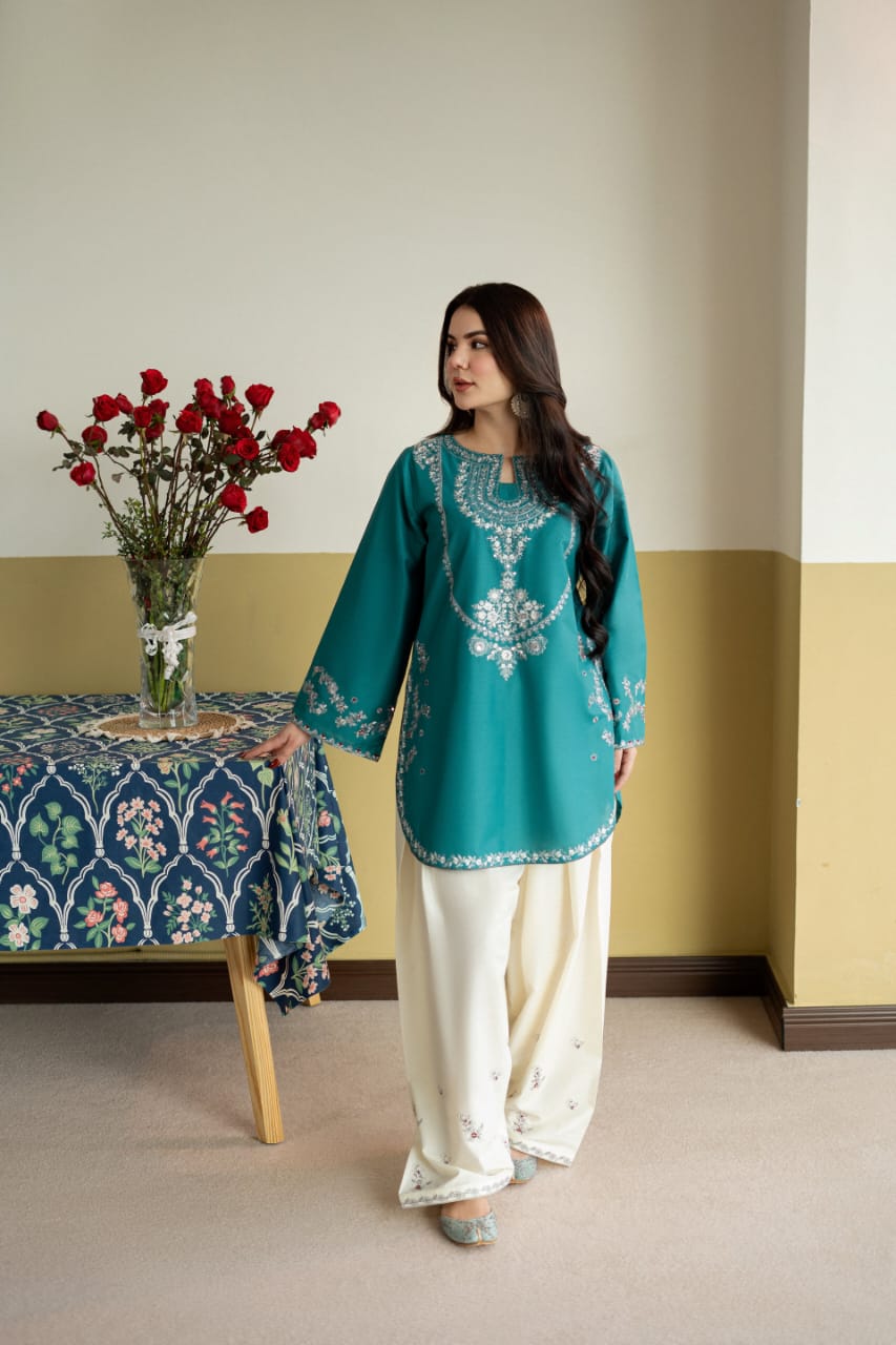 ZIRWA EMB 2PC FARSHI SET