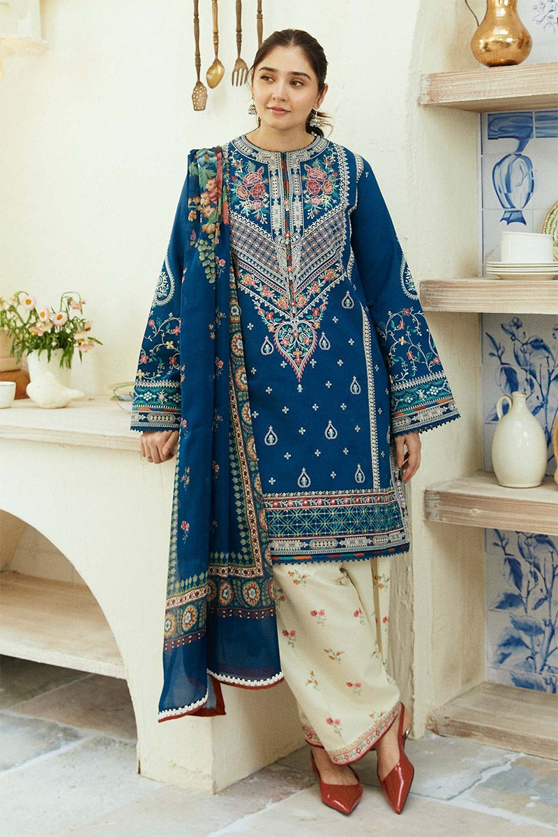 SAJJAL EMBROIDERED FARSHI 3PC