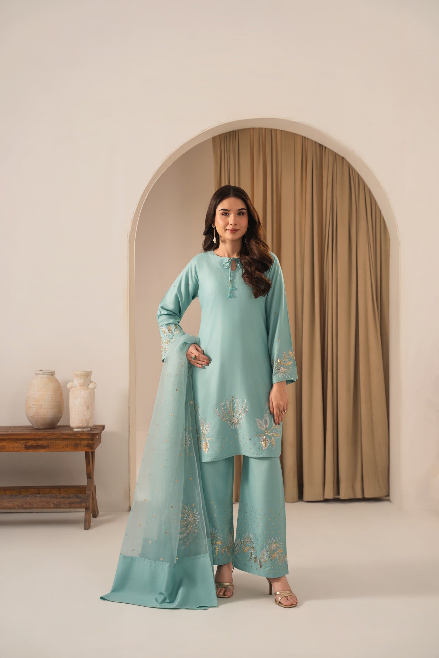 ZARNAAB EMBROIDERED 3PC