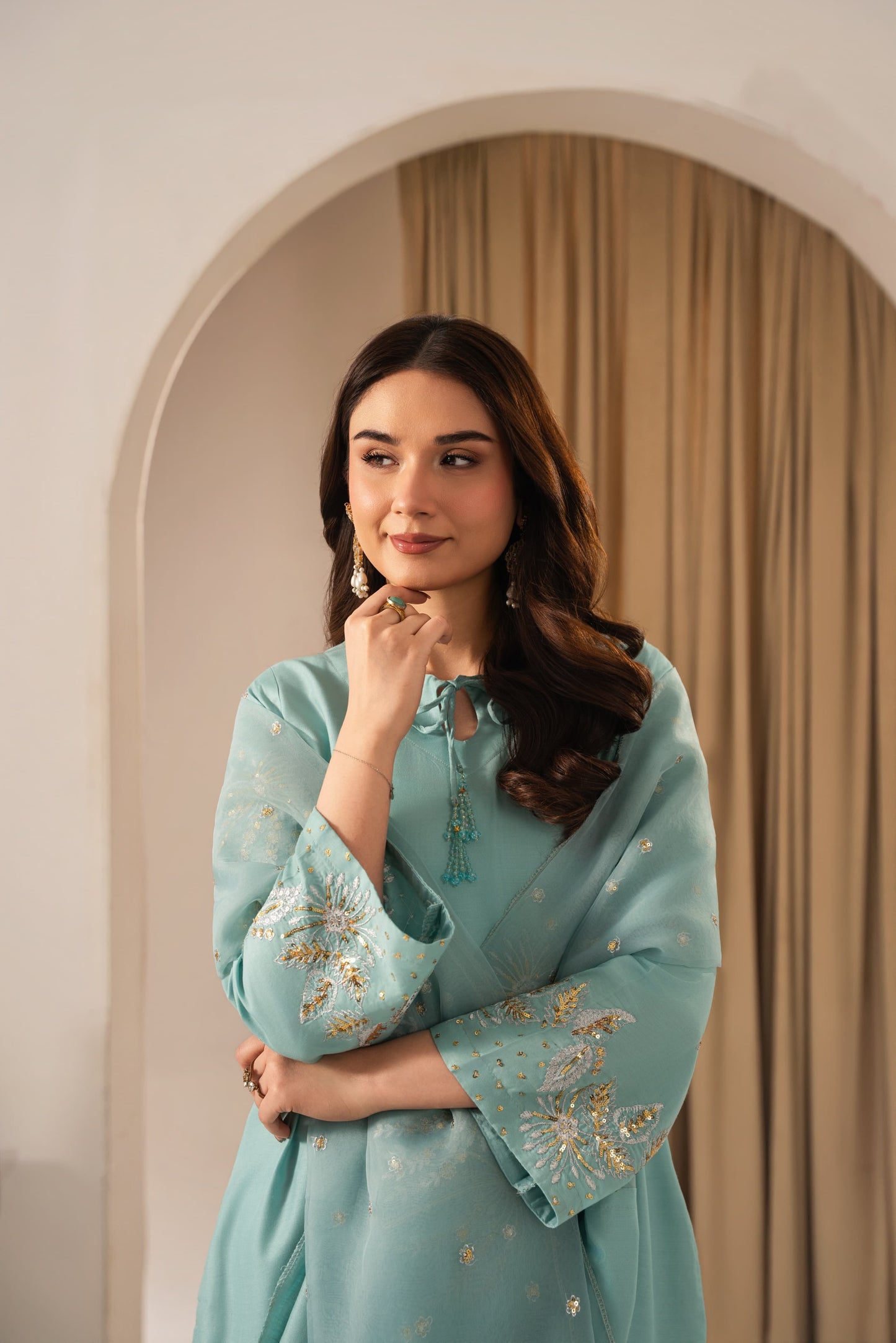 ZARNAAB EMBROIDERED 3PC