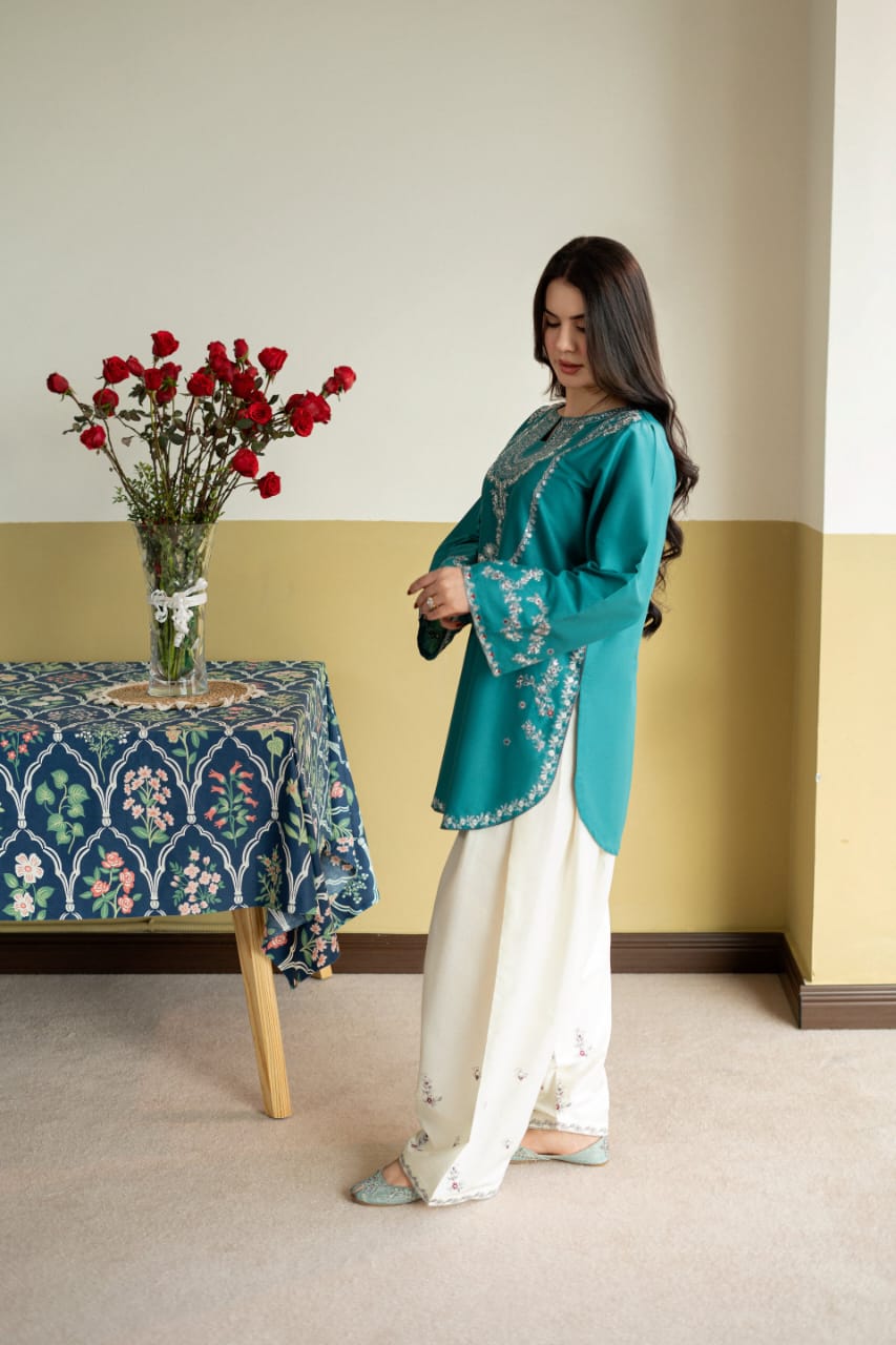 ZIRWA EMB 2PC FARSHI SET