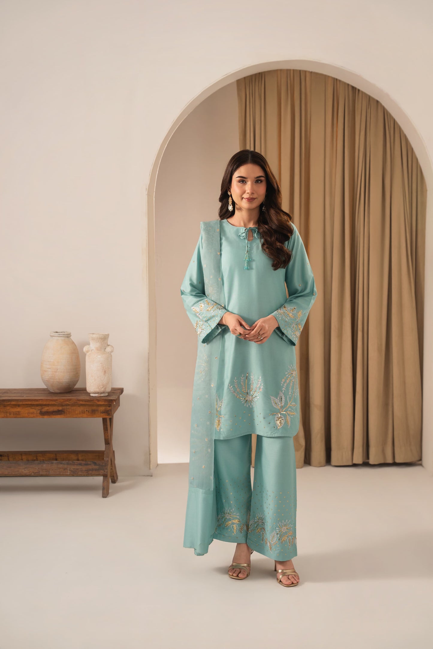 ZARNAAB EMBROIDERED 3PC