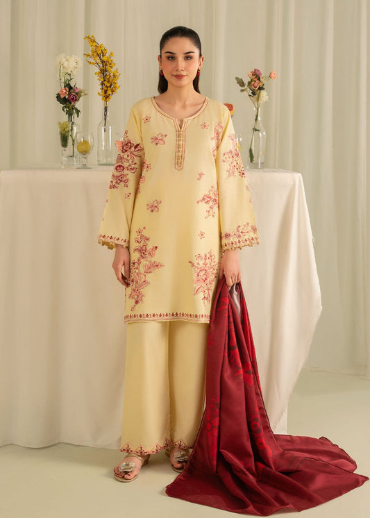 ZAWIYA EMBROIDERED-3PC
