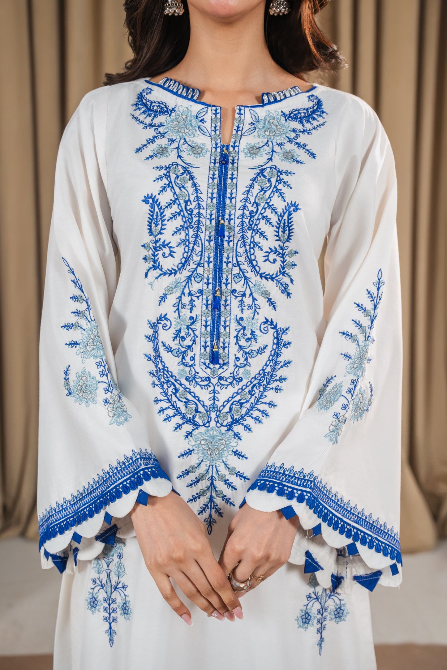 FANA EMBROIDERED SHAWL 3PC