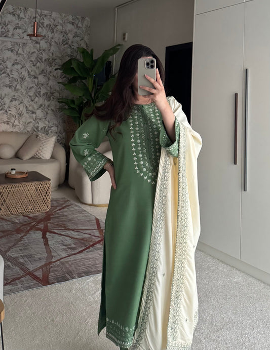 ZARNAB EMBROIDERED-3PC