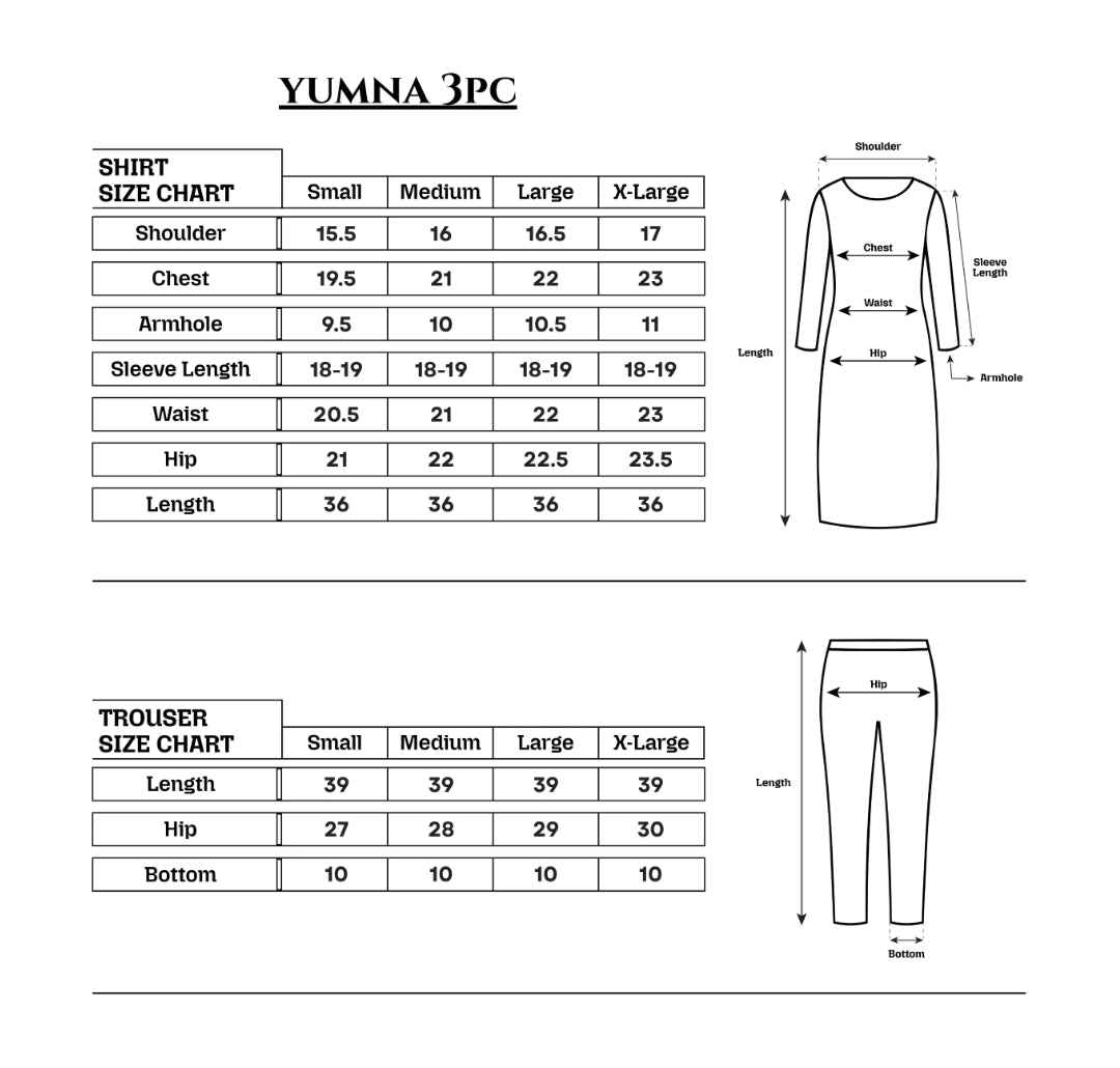 YUMNA - EMB 3PC