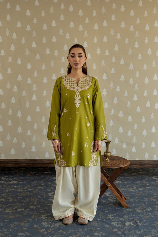 MAHIRA EMB 2PC FARSHI SET